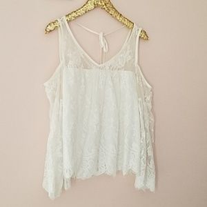 Abercrombie Cold Shoulder Lace Cold Shoulder top -
